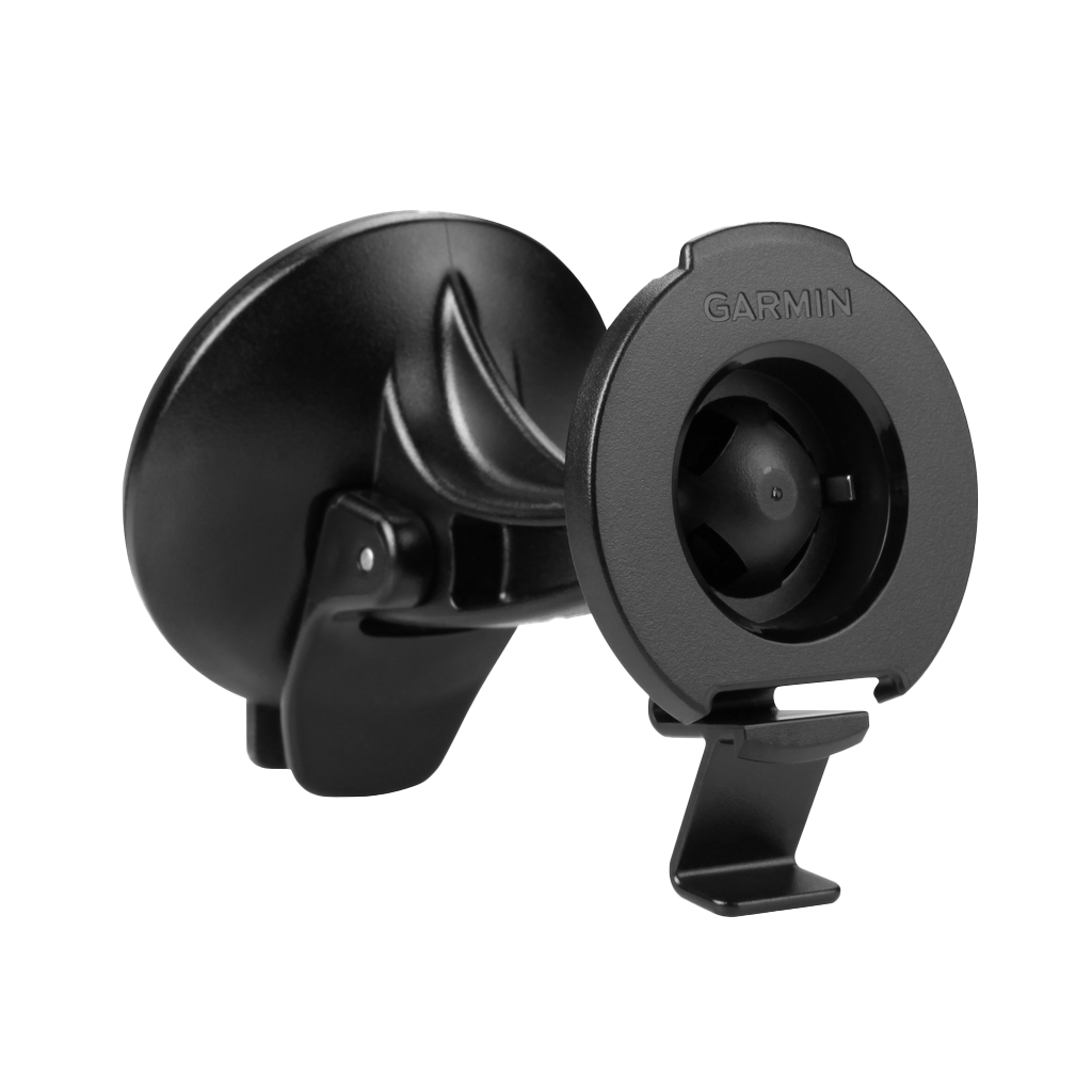 Garmin suction cup mount in black plastic for GPS devices