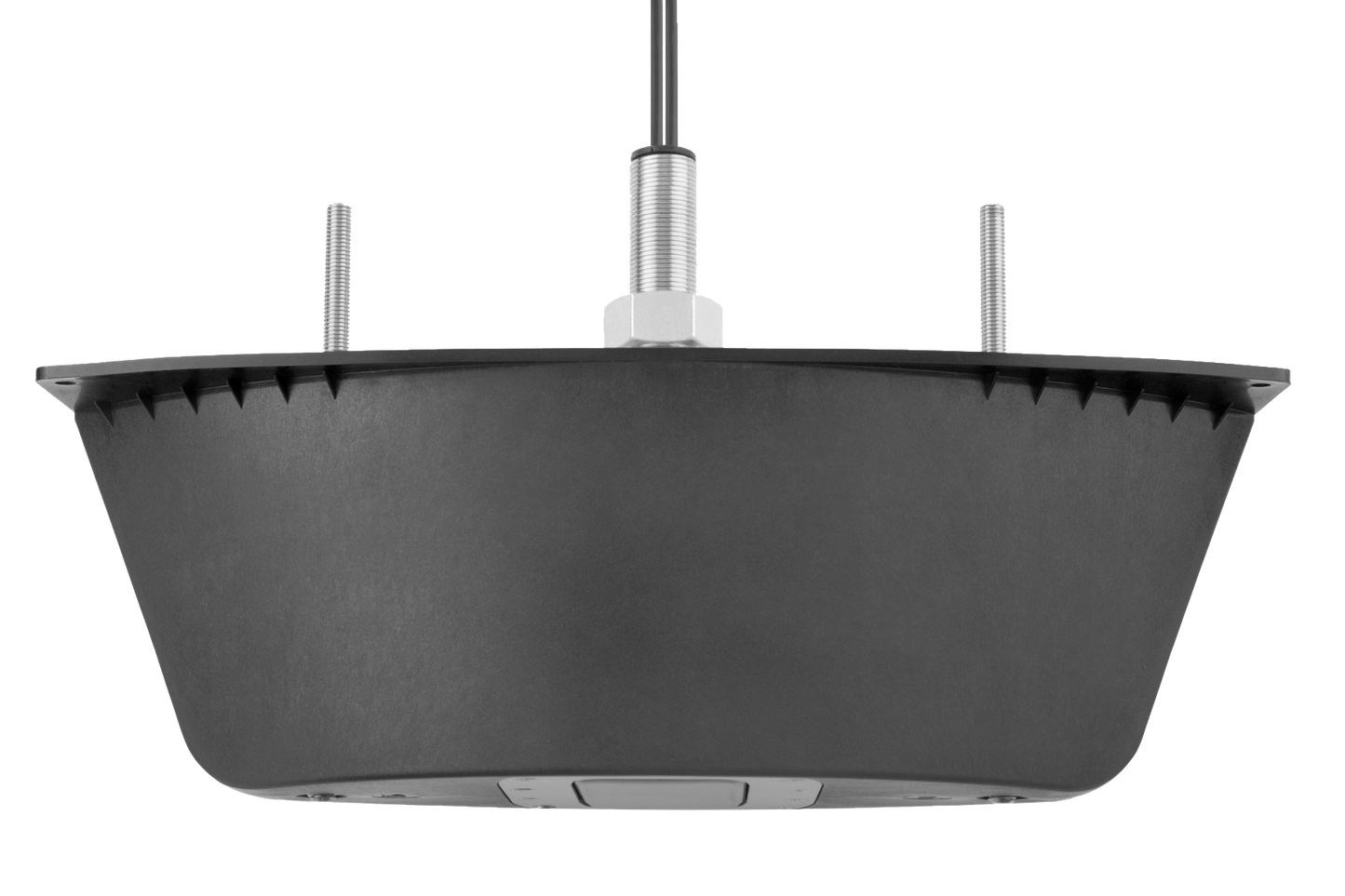 Garmin Panoptix PS60 thru-hull down-looking transducer (010-01406-00), black housing with stainless bolts