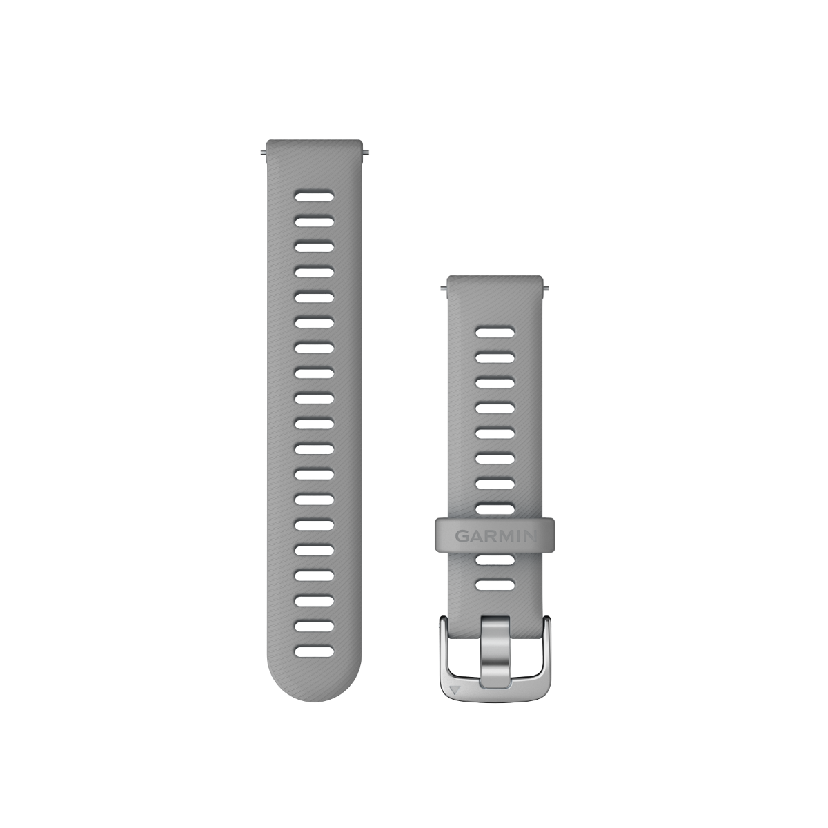 Garmin Quick Release Bands (18 mm) Powder Gray with Silver (010-11251-3G) by Garmin