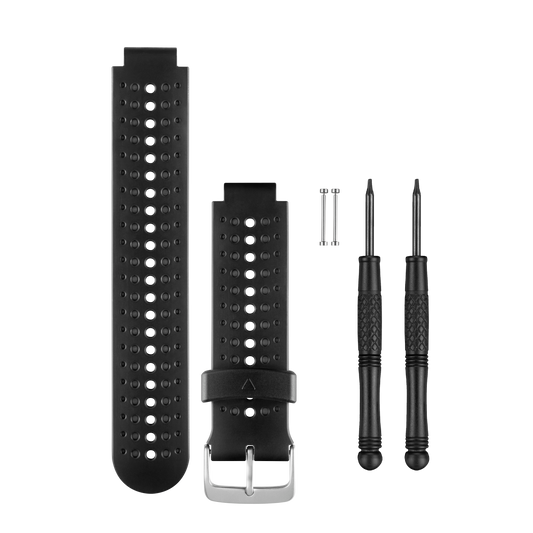 Garmin Black and Gray Silicone Watch Bands (010-11251-86) by Garmin