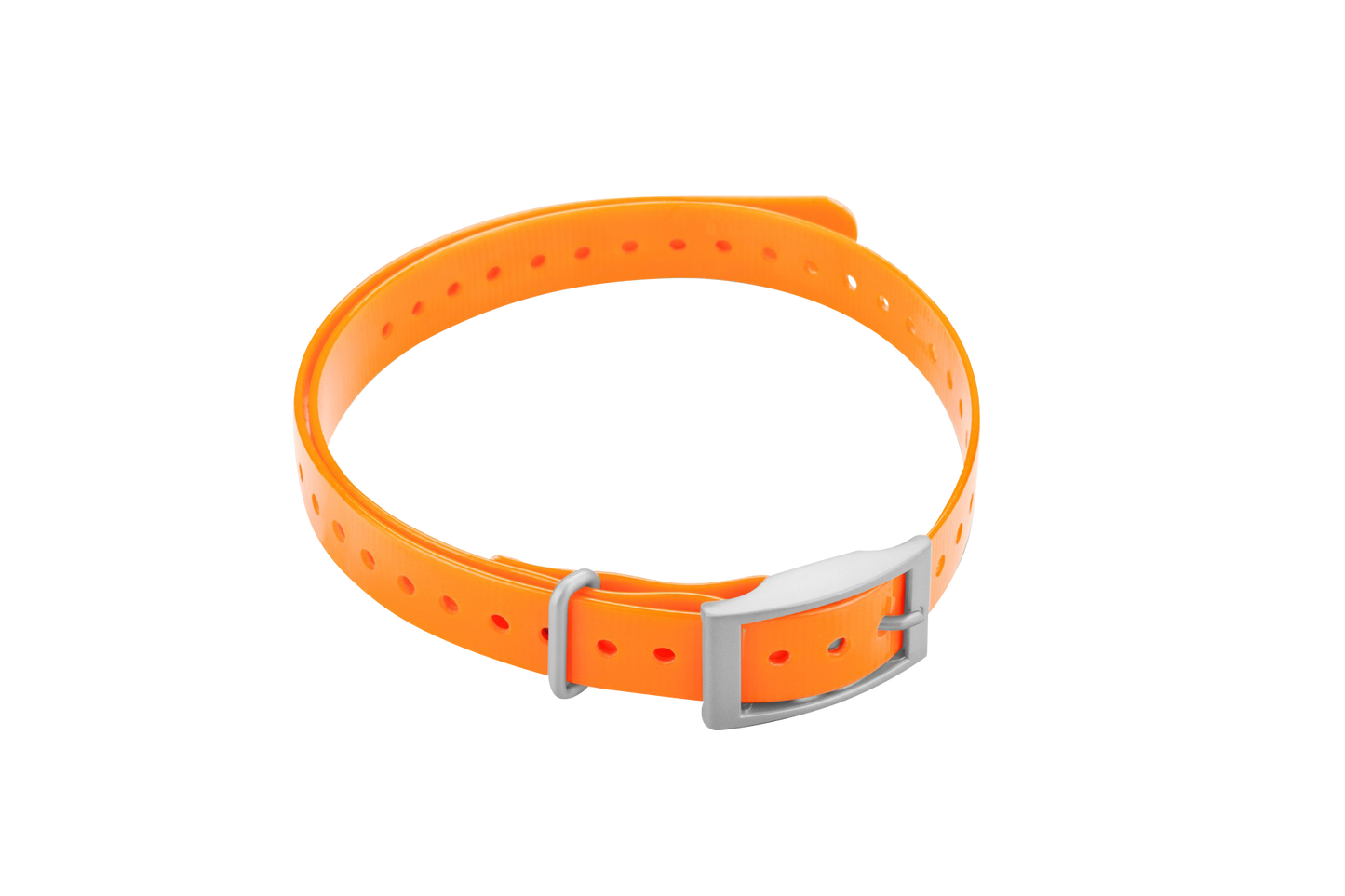 Garmin 3/4-inch orange collar strap with grey square buckle