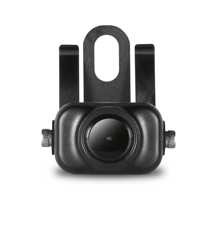 Garmin BC 35 wireless backup camera in black with mounting bracket