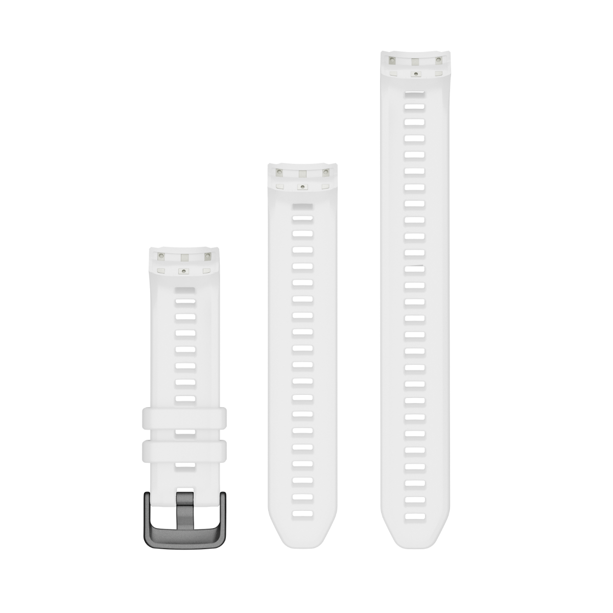 Garmin 20mm watch bands Whitestone white silicone straps (set of 3)