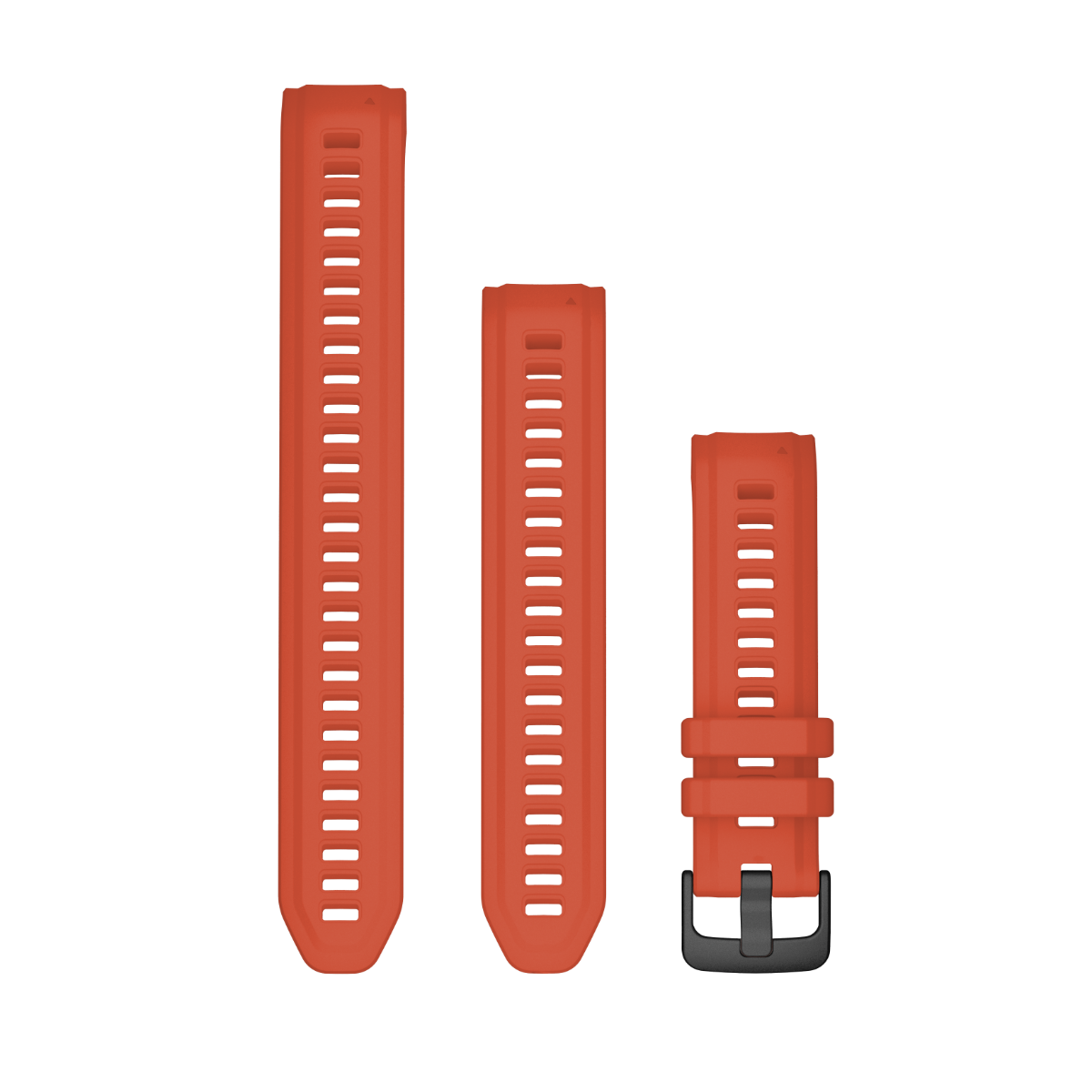 Garmin 20mm watch bands Poppy orange set of 3