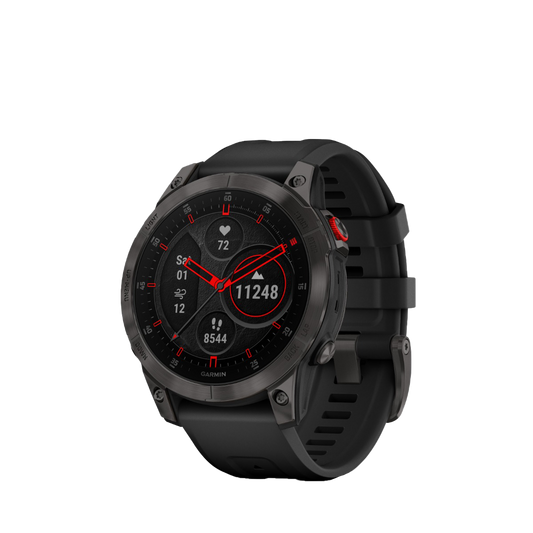 Garmin Epix (Gen 2), Black Titanium, Adventure GPS Smartwatch with Maps and Built-in Flashlight (Garmin Certified Refurbished) by Garmin