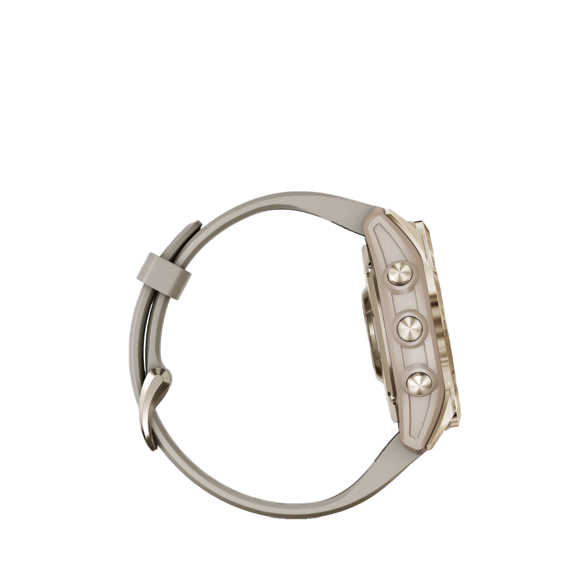 Garmin fenix 7S Sapphire Solar - Cream Gold Titanium with Light Sand Band (010-02539-20) by Garmin