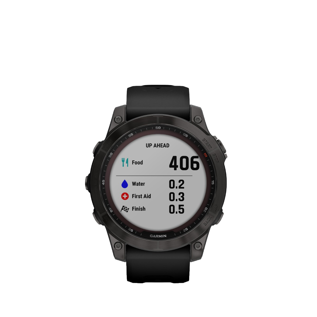 Garmin fenix 7 Sapphire Solar smartwatch with carbon gray DLC titanium bezel and black band