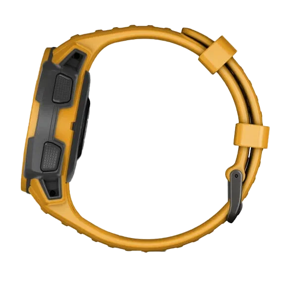 Garmin Instinct Solar smartwatch, Sunburst orange band