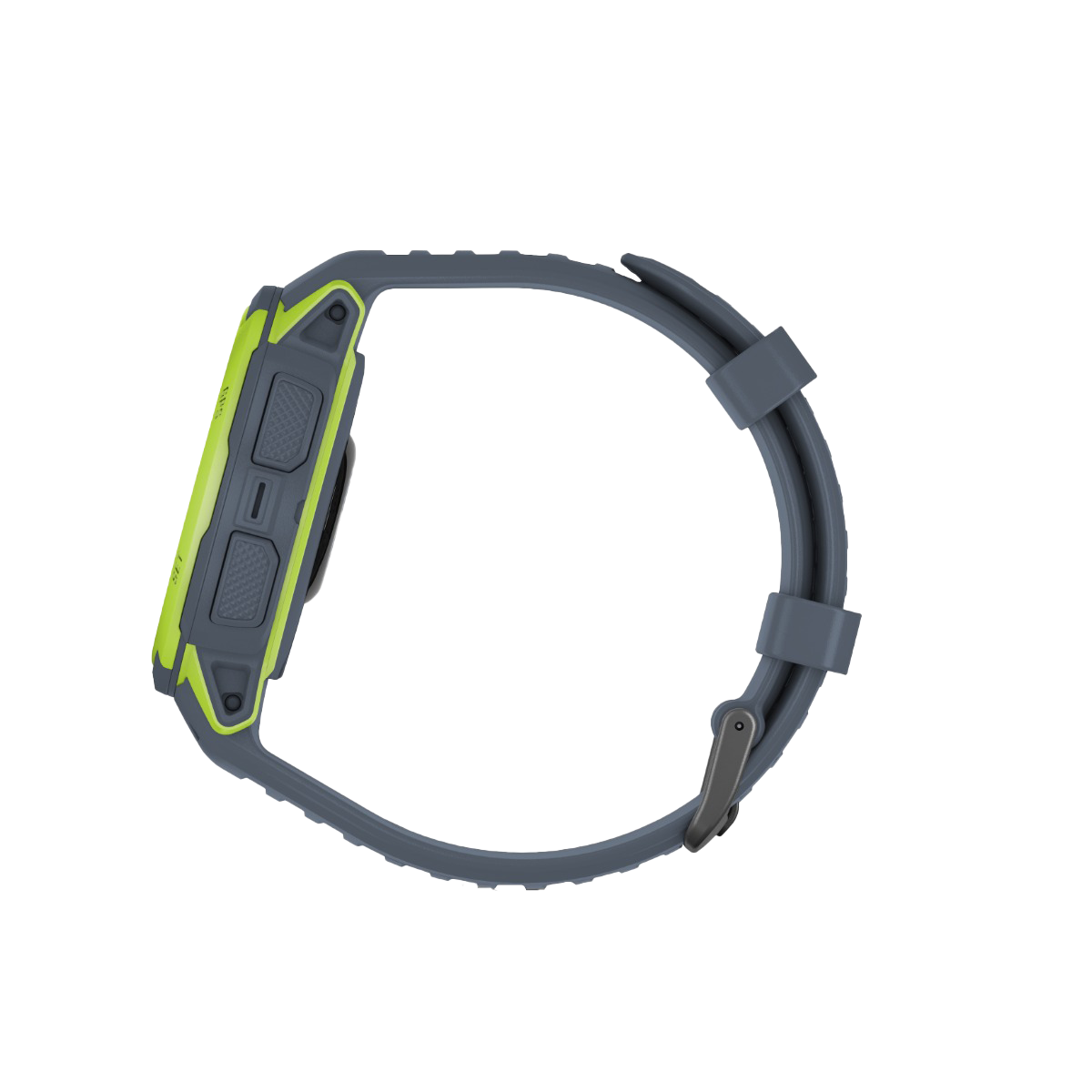 Garmin Instinct 2 Surf Edition Mavericks smartwatch with lime-green accents and gray strap