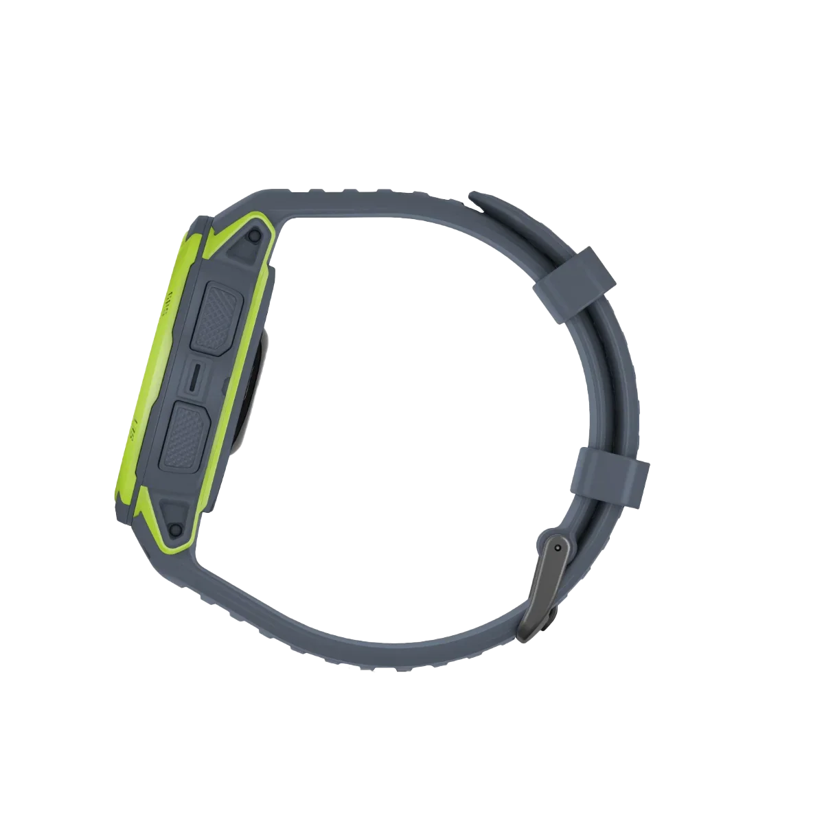 Garmin Instinct 2 Surf Edition Mavericks smartwatch with lime-green accents and gray strap
