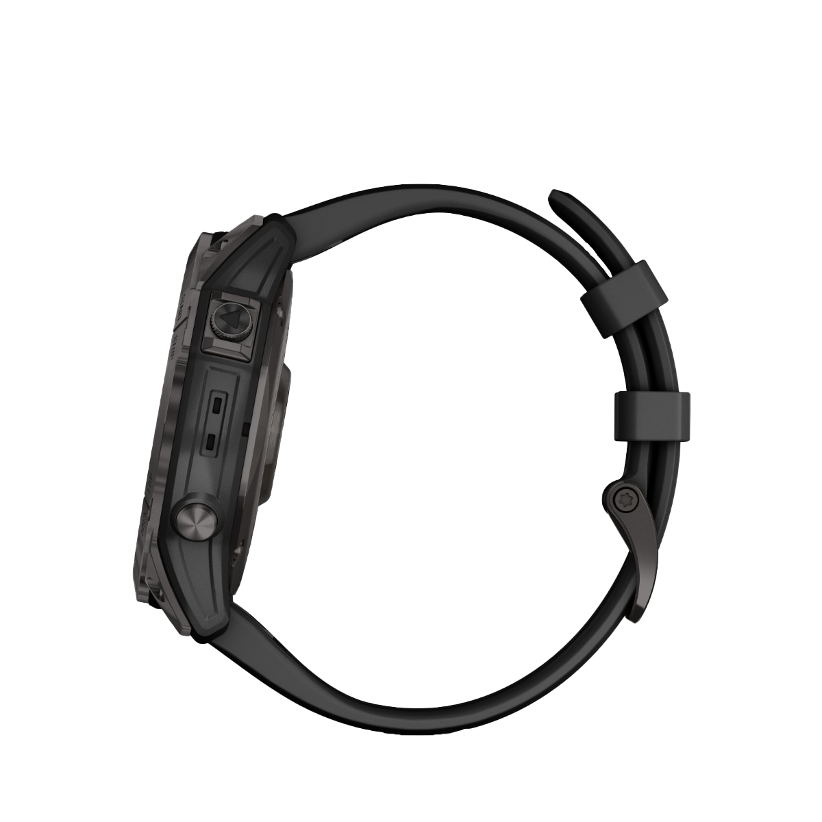 Garmin Fenix 7X Sapphire Solar - Carbon Gray DLC Titanium with Black Band (010-02541-10) by Garmin