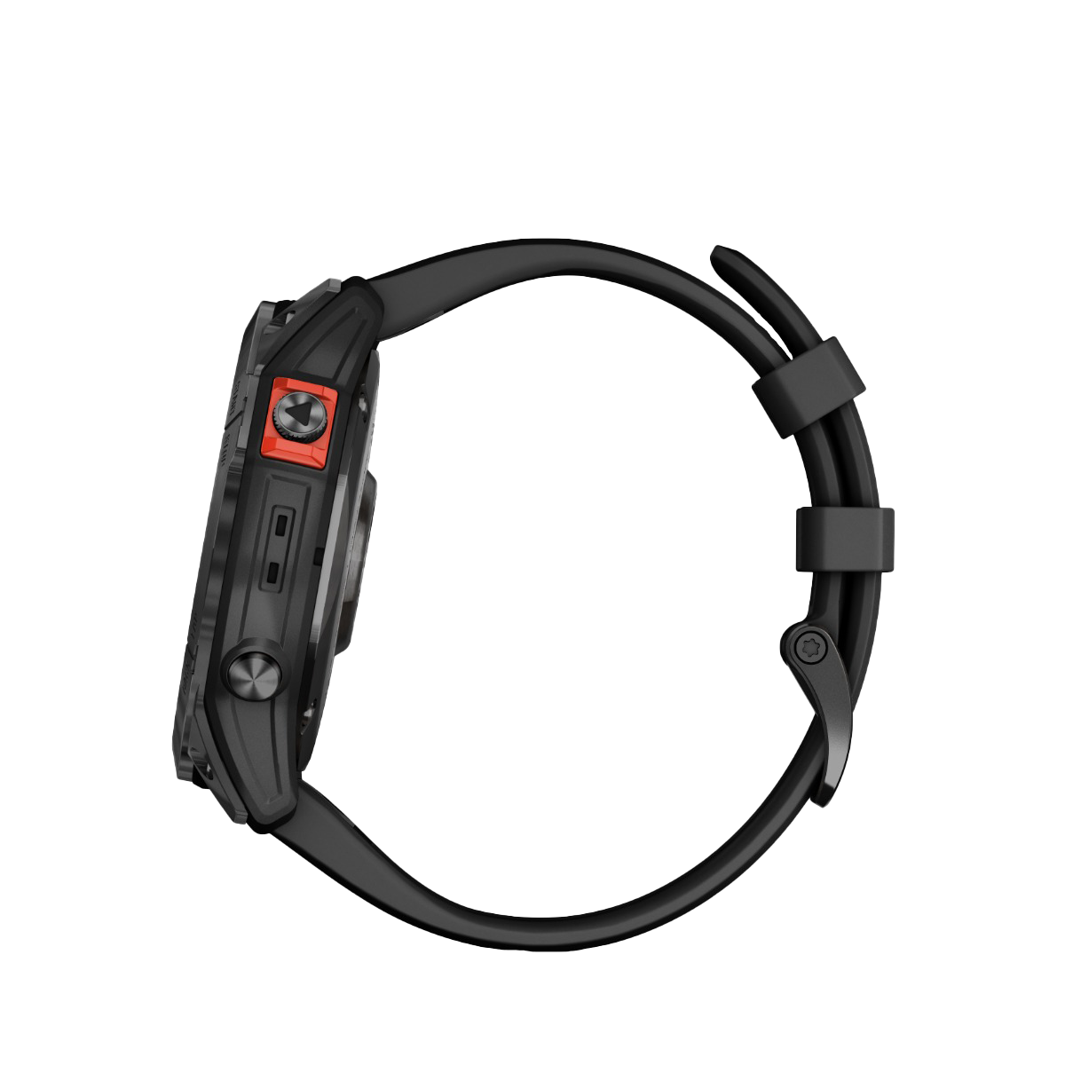 Garmin Fenix 7X Solar smartwatch, slate gray case with black band, certified refurbished