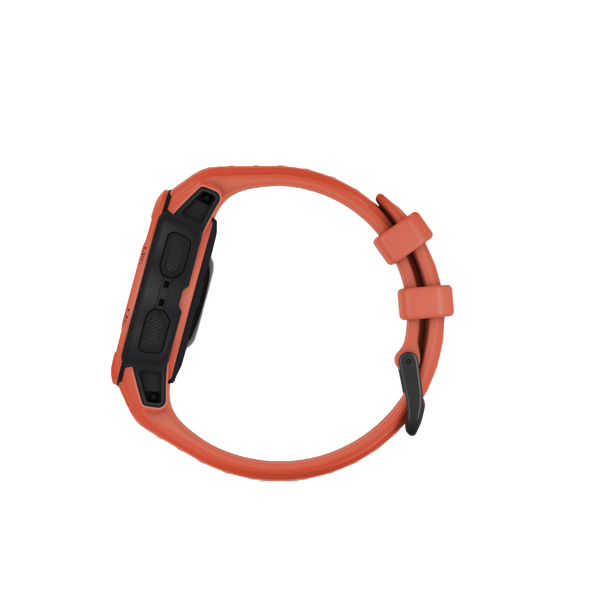 Garmin Instinct 2S smartwatch, Poppy orange silicone band