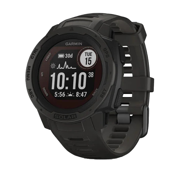 Garmin Instinct Solar, Graphite Smartwatch (010-02293-10) by Garmin
