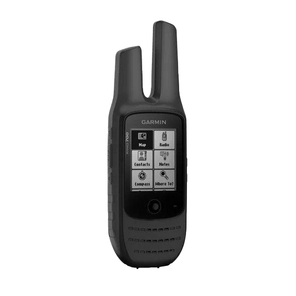 Garmin Rino 700 handheld GPS and two-way radio with maps, black, certified refurbished