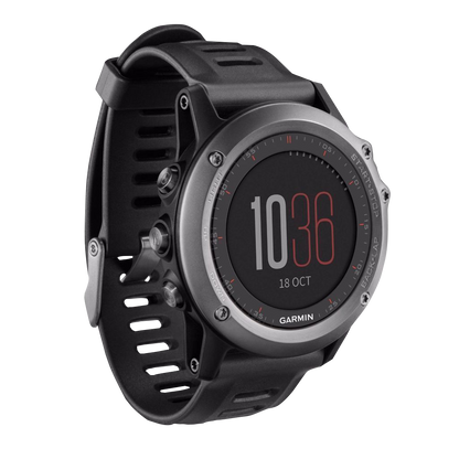 Garmin Fenix 3, Gray Bezel with Black Band, GPS Smartwatch (Garmin Certified Refurbished) by Garmin