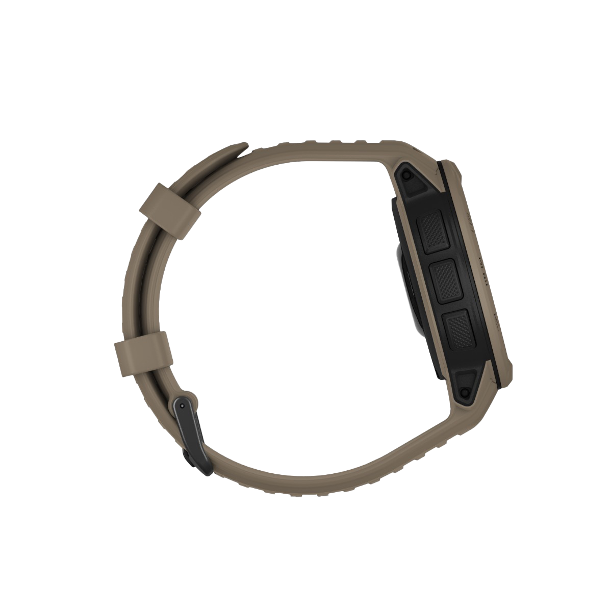 Garmin Instinct 2 Solar Tactical Edition smartwatch in coyote tan with rugged silicone strap