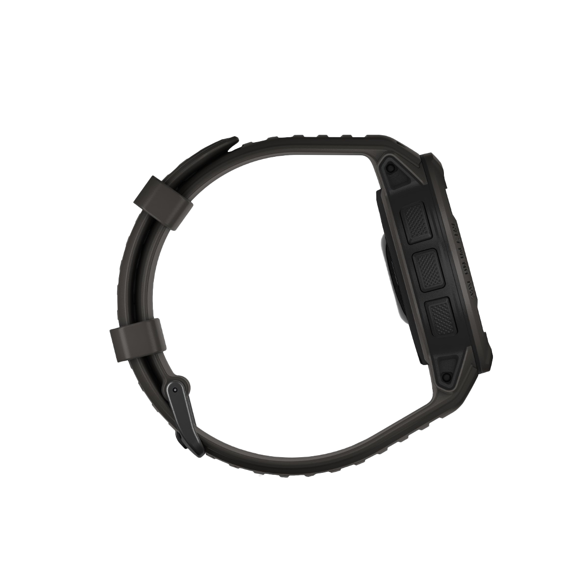 Garmin Instinct 2S Graphite smartwatch with rugged black case and band