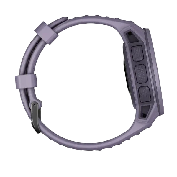 Garmin Instinct Solar Orchid smartwatch, rugged GPS, certified refurbished