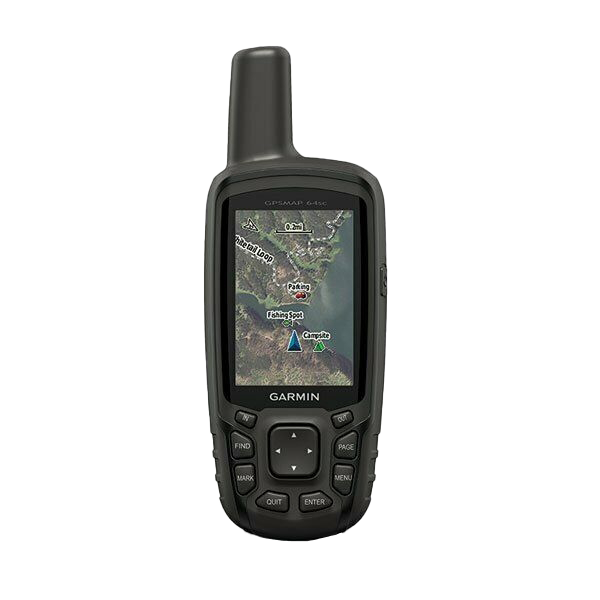 Garmin GPSMAP 64sc handheld GPS, black, with TOPO maps, refurbished