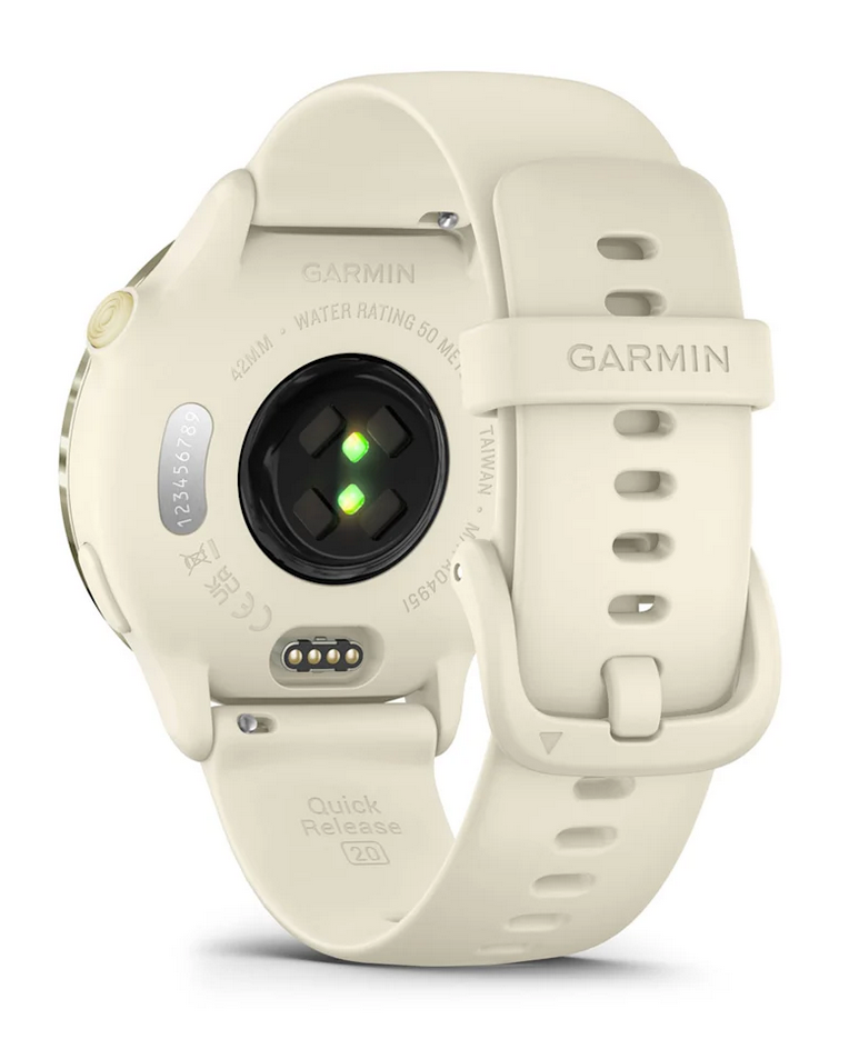 Garmin Vivoactive 6, Lunar Gold with Bone Band (010-02985-01) by Garmin