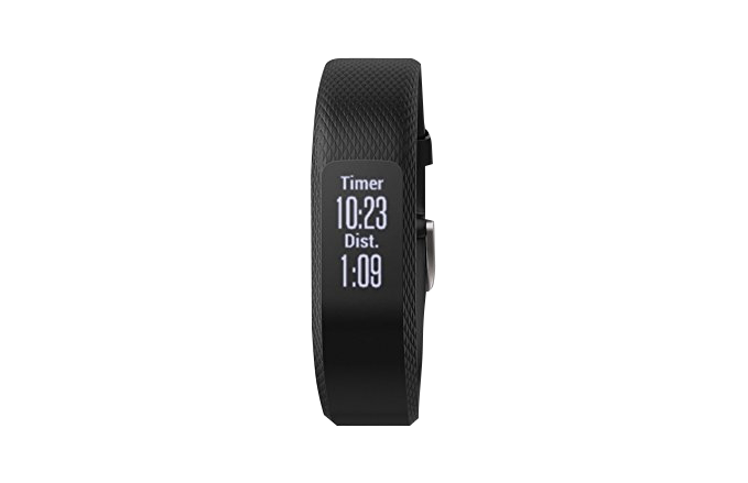 Garmin Vivosmart 3 smartwatch, black S/M band, certified refurbished