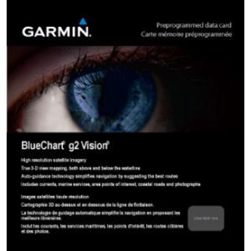 BlueChart g3 Vision microSD card for Germany Lakes and Rivers by Garmin