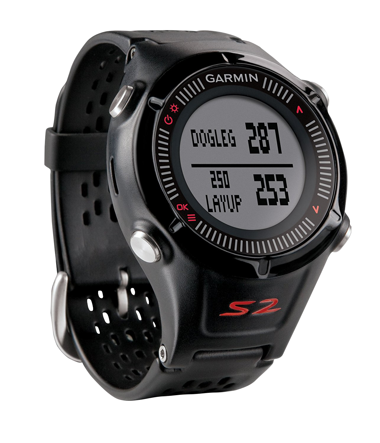 Garmin Approach S2, Black, Golf GPS Smartwatch & Rangefinder (Garmin Certified Refurbished) by Garmin