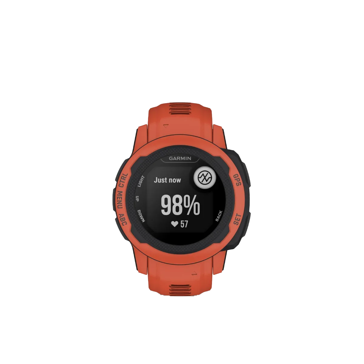 Garmin Instinct 2S Poppy smartwatch, orange, certified refurbished