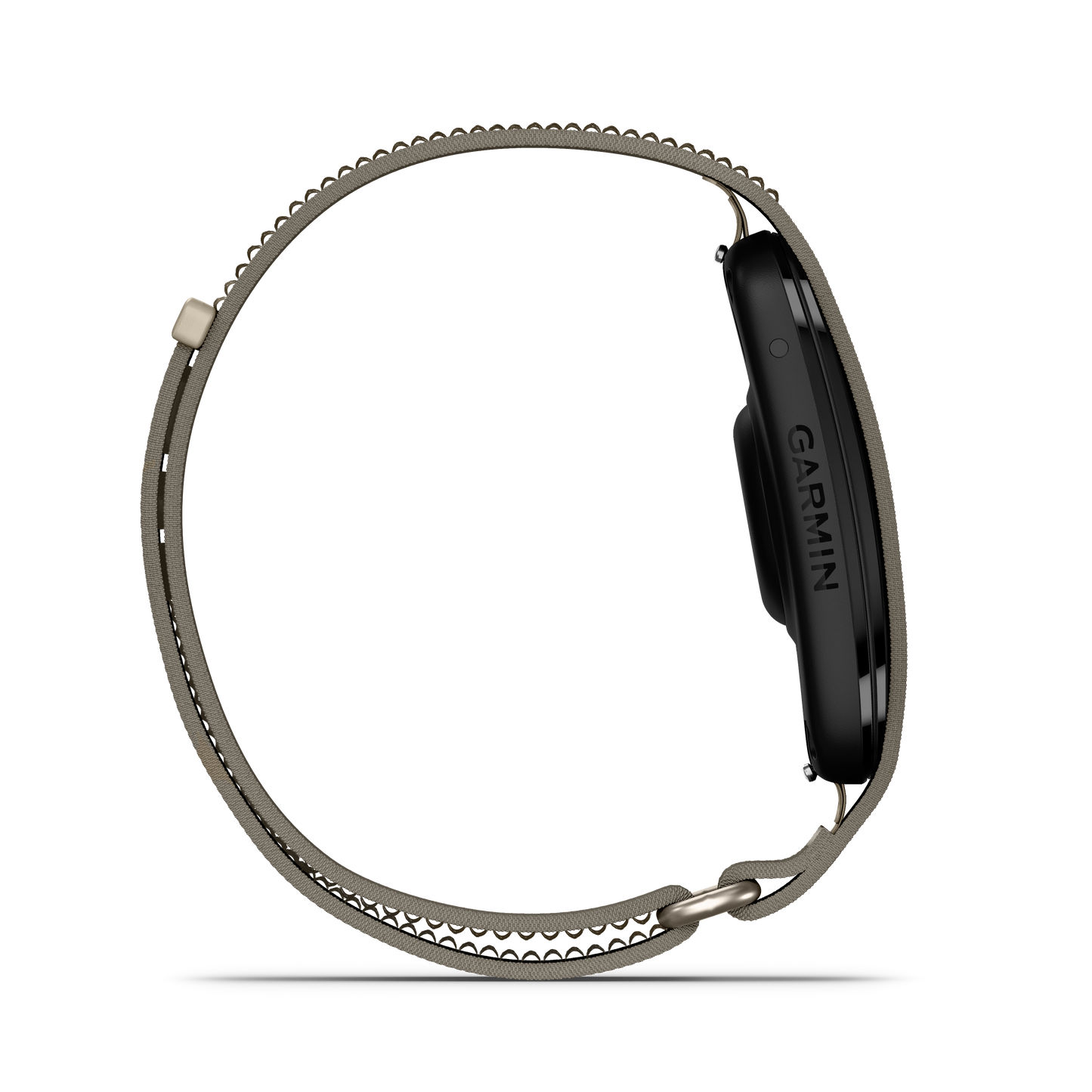 Garmin CIRQA Smart Band strap in French Gray, S/M size, woven fabric