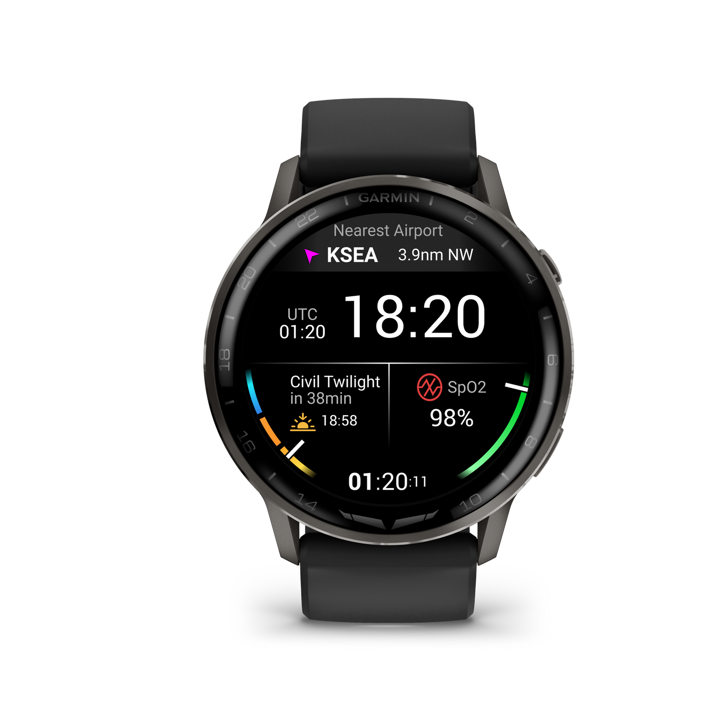 Garmin D2 Air X10, reloj inteligente Aviator (010-02496-09)