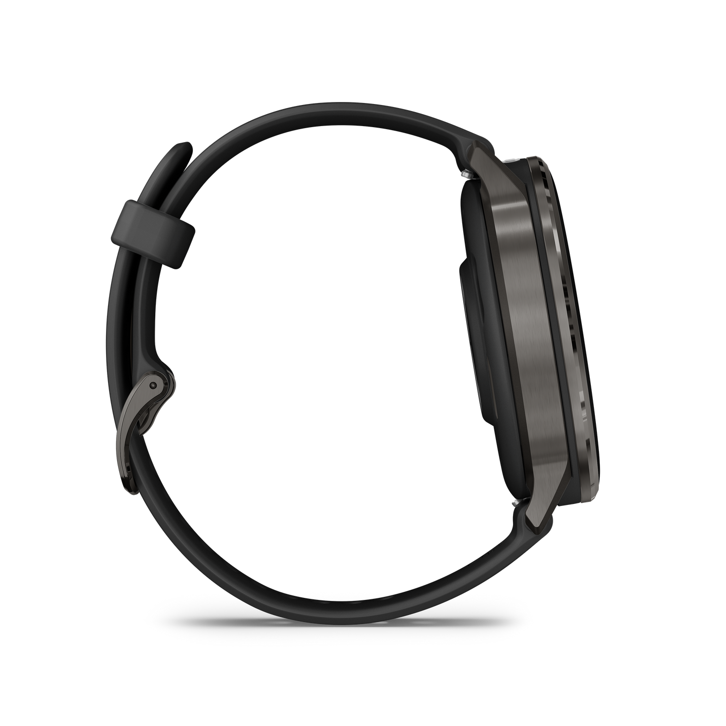Garmin D2 Air X15 aviation smartwatch, slate finish with black silicone band.