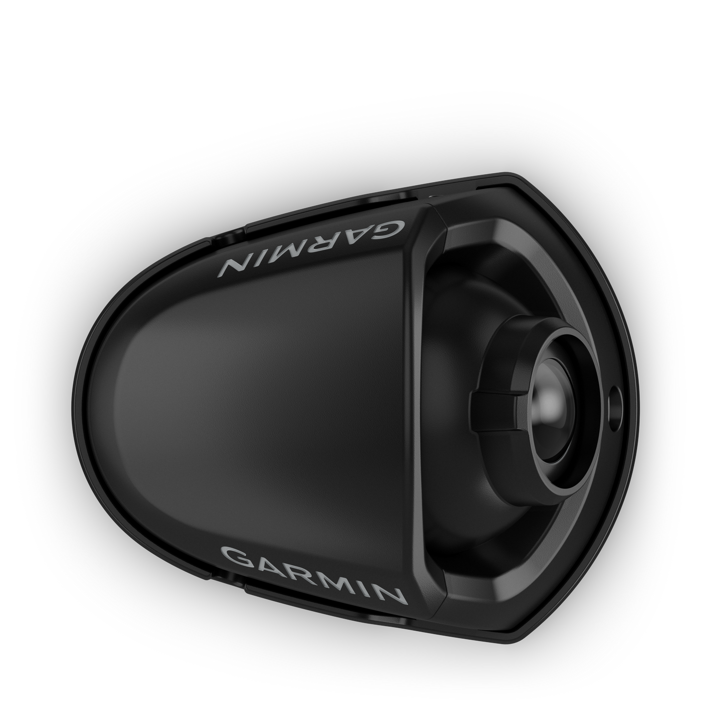 Garmin Dezl DualView dash camera, black compact unit.