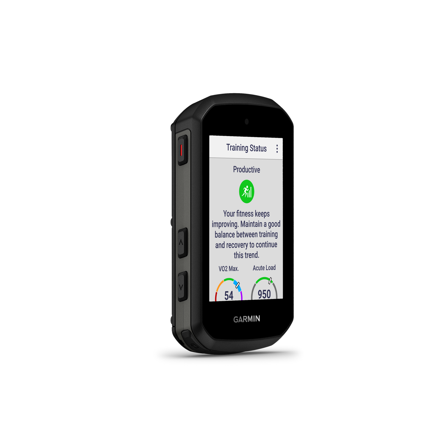 Garmin Edge 550 GPS bike computer 010-03022-00 in black with training status on screen