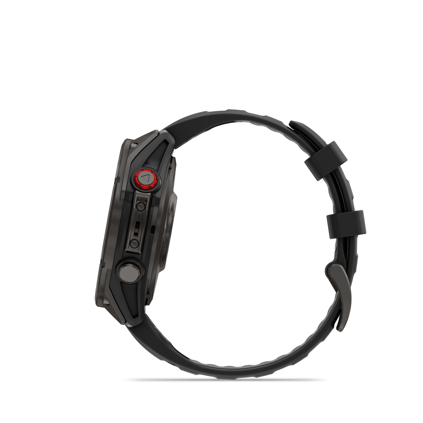 Garmin Fenix 8 Pro, 51 mm, AMOLED, Sapphire, Carbon Gray DLC Titanium with Black/Pebble Gray Silicone Band (010-03199-00) by Garmin