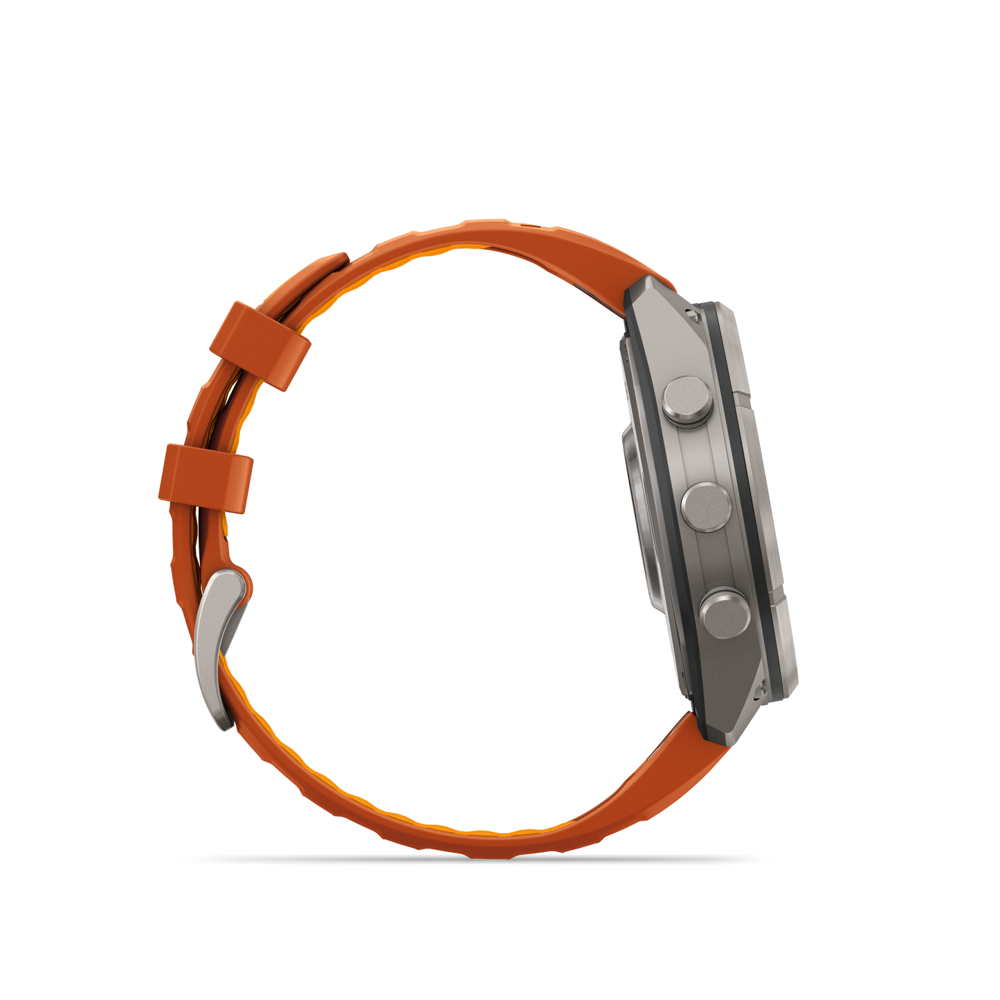 Garmin Fenix 9 Pro inReach AMOLED, (47mm), Titanium w/ Orange Silicone Band (010-04336-05)