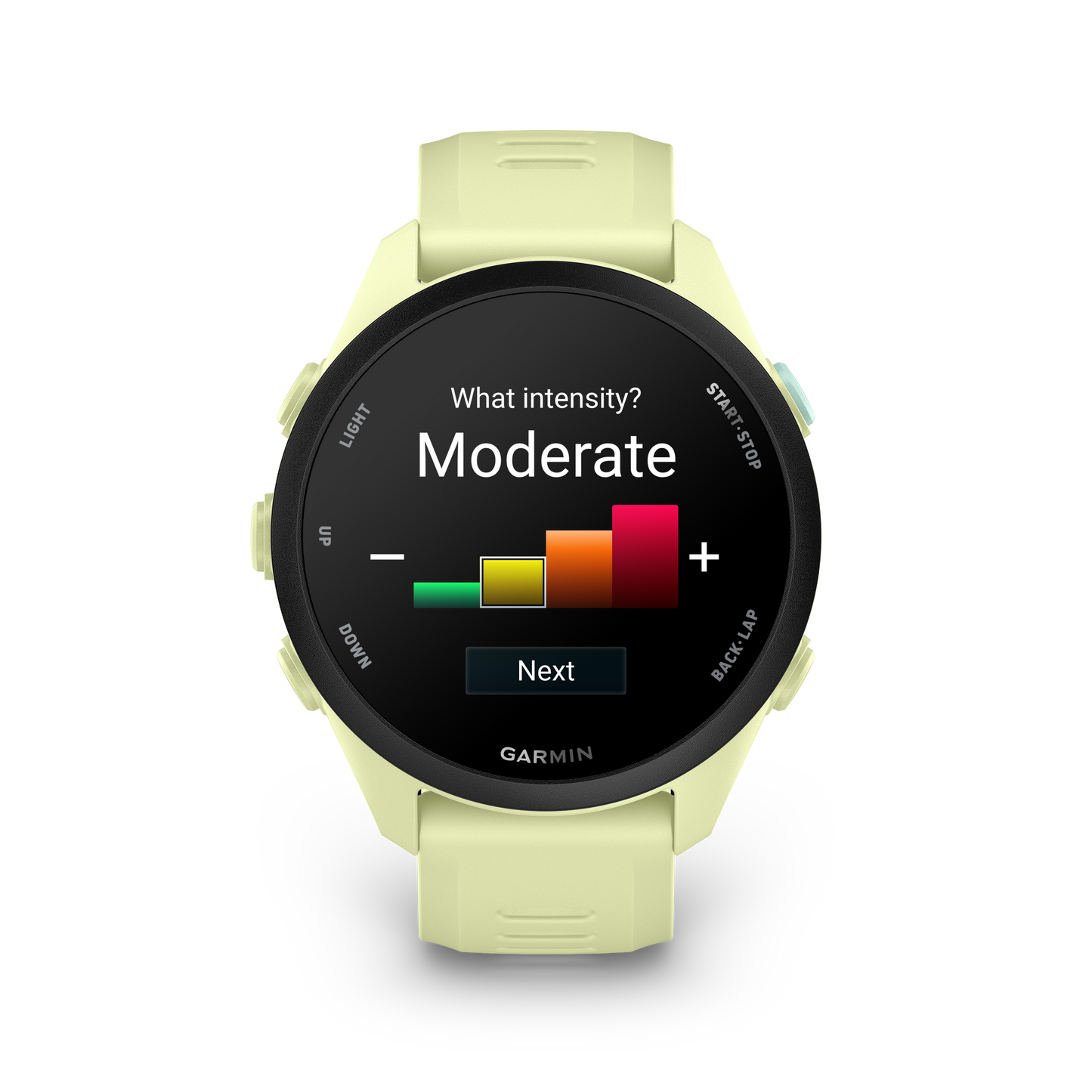 Garmin Forerunner 70 GPS smartwatch with citron band