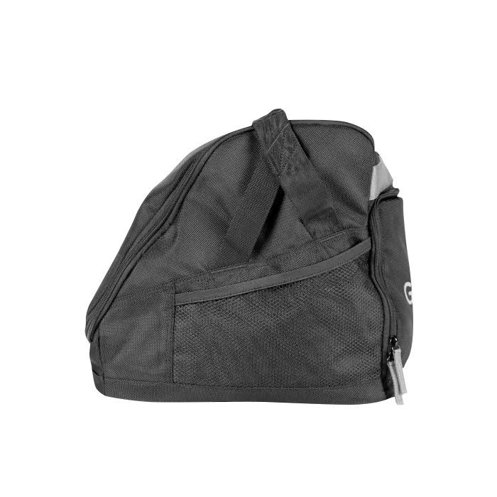 Garmin black carrying case with handles and front zip pocket.