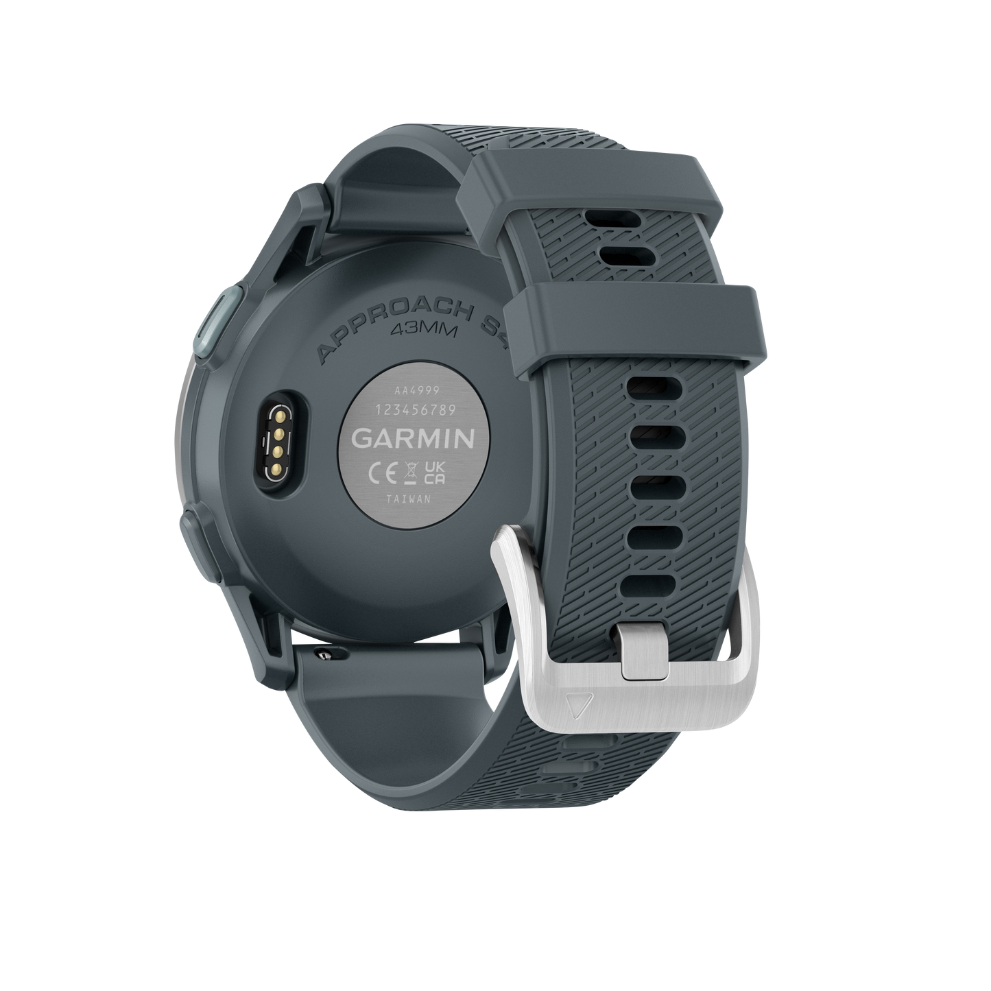 Garmin Approach S44 smartwatch with twilight band and silver bezel