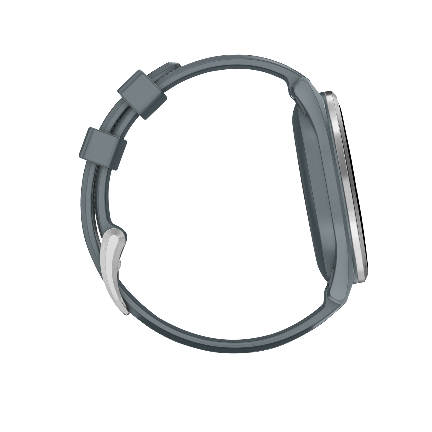 Garmin Approach S44 golf GPS smartwatch with silver bezel and Twilight band
