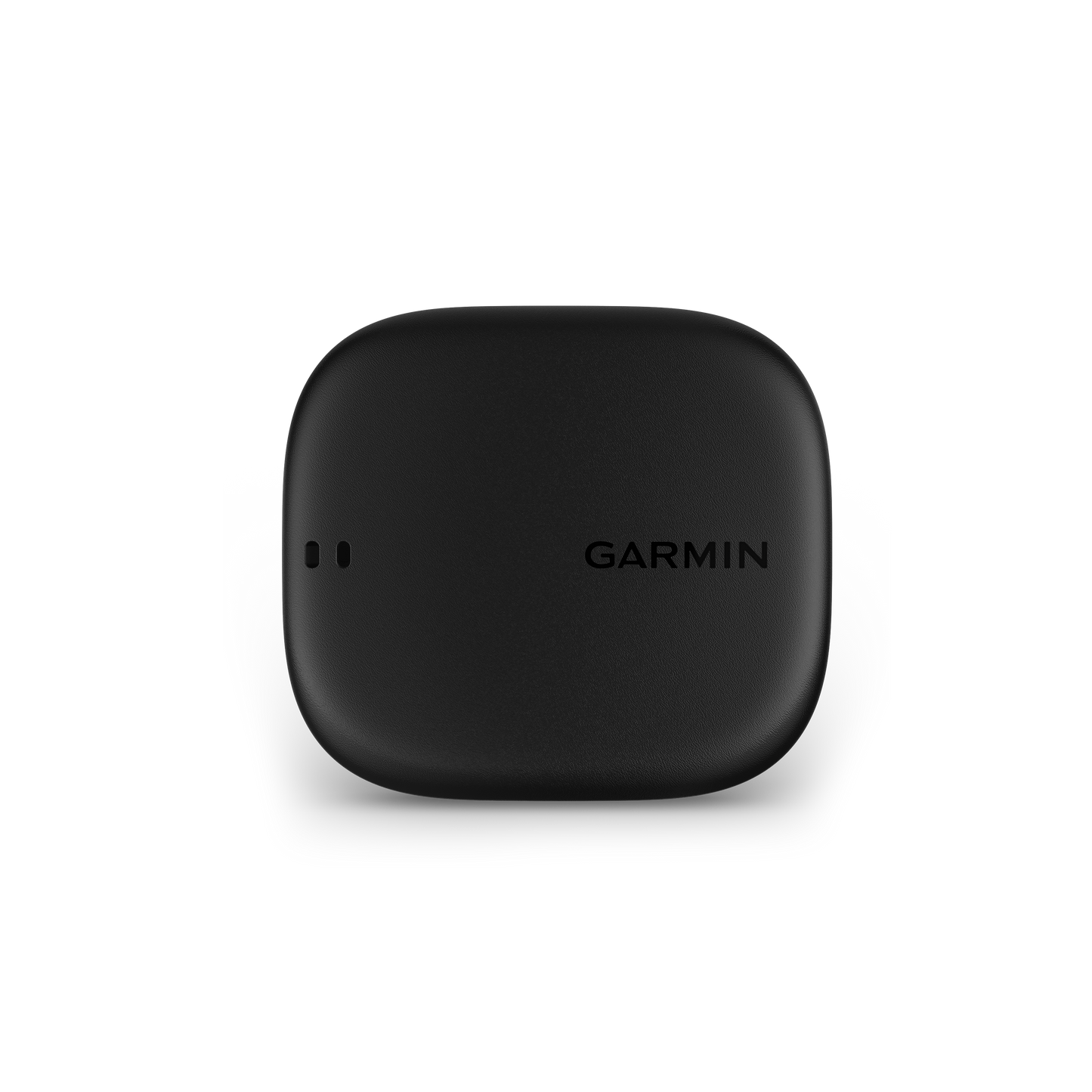 Garmin Index Sleep Monitor back view in black with Garmin branding