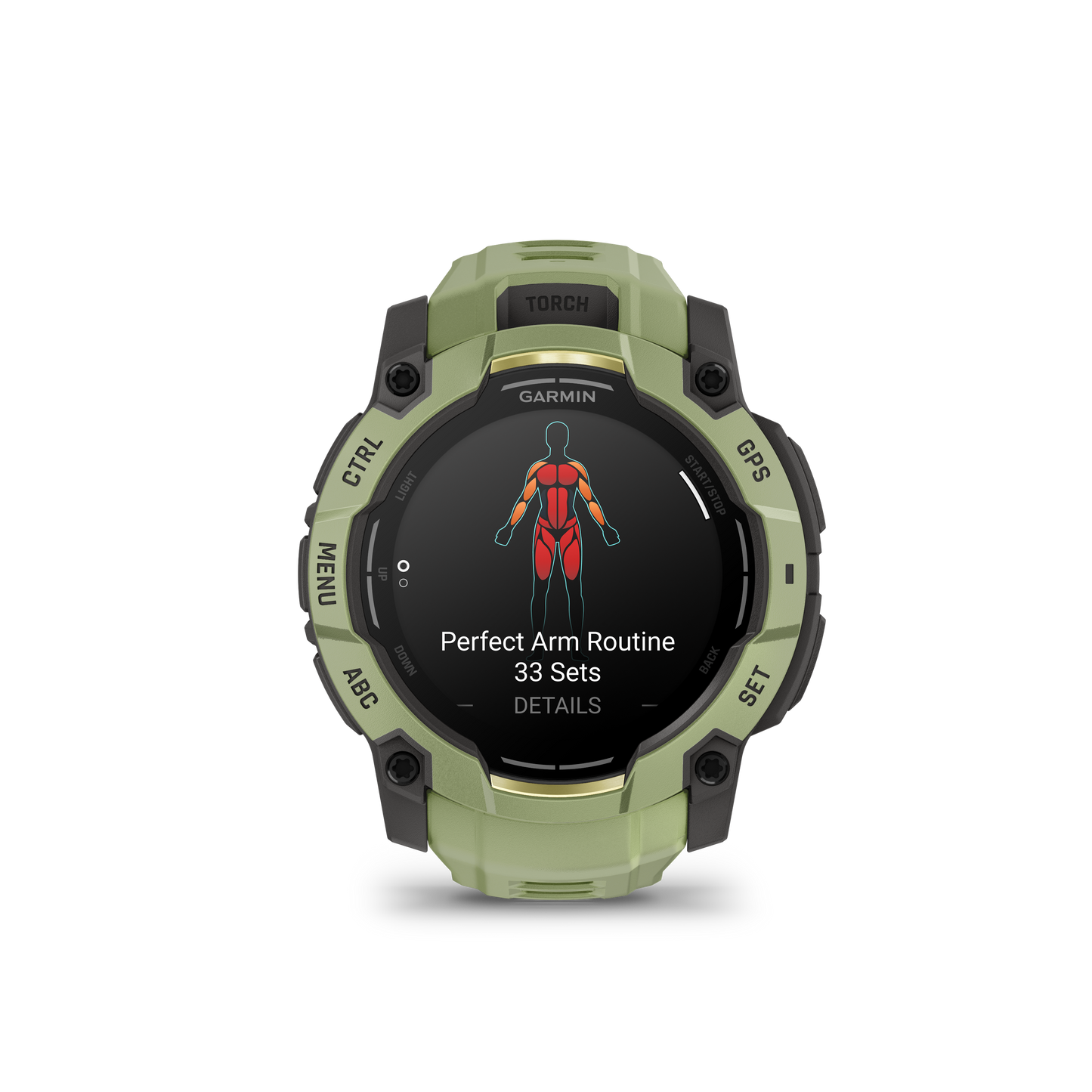 Garmin Instinct 3 AMOLED, (50mm) Fern Green with Fern Green Band (010-03020-02)