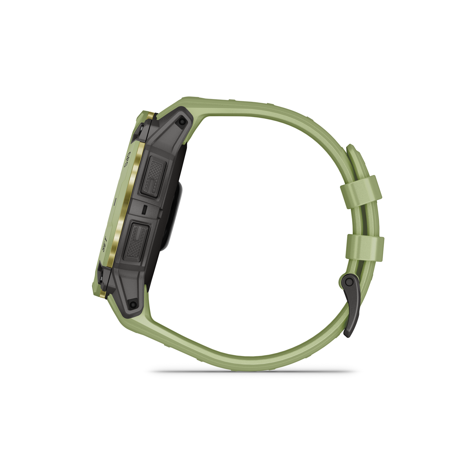 Garmin Instinct 3 AMOLED smart watch with Fern Green case and Fern Green band