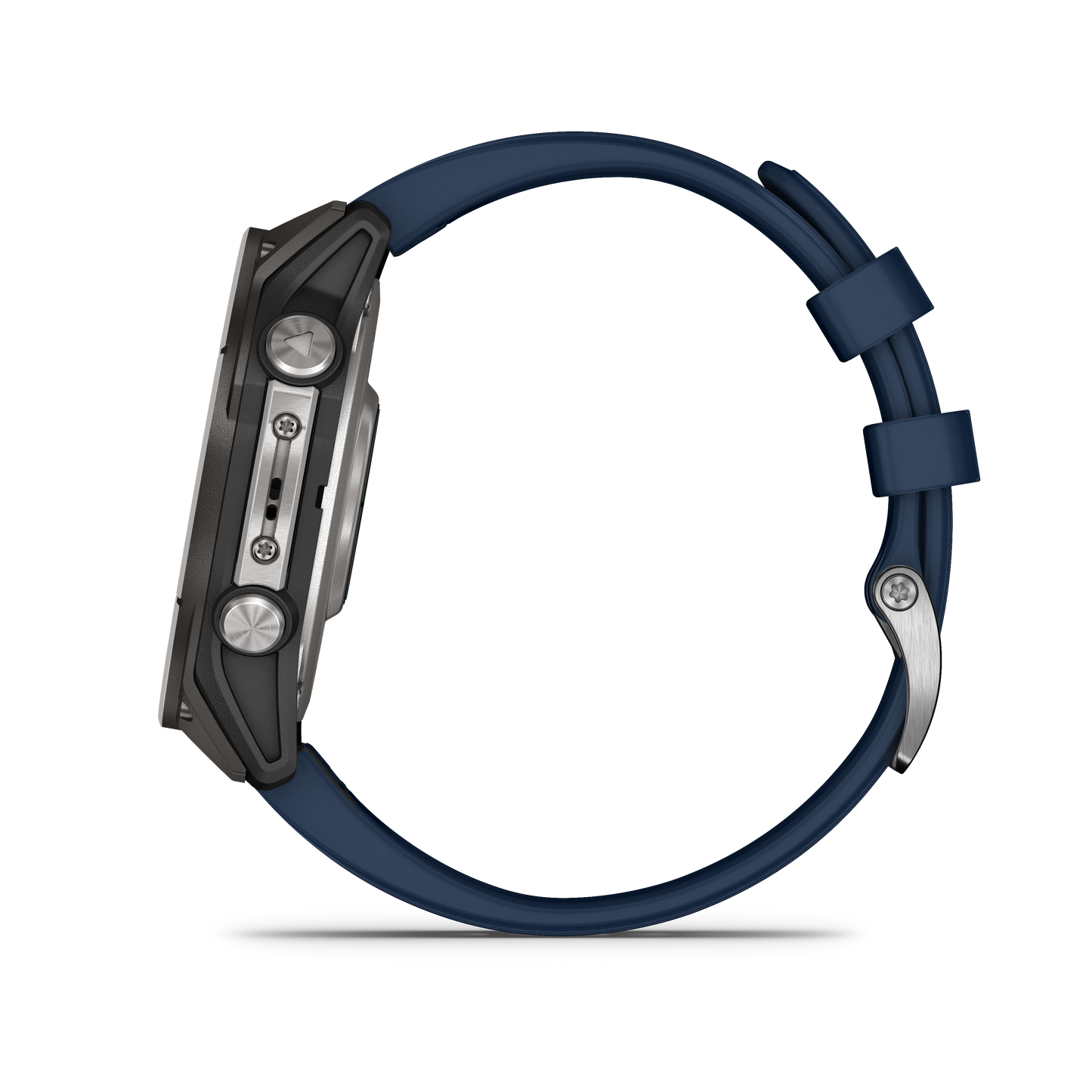Garmin Quatix 8 marine GPS smartwatch with blue strap