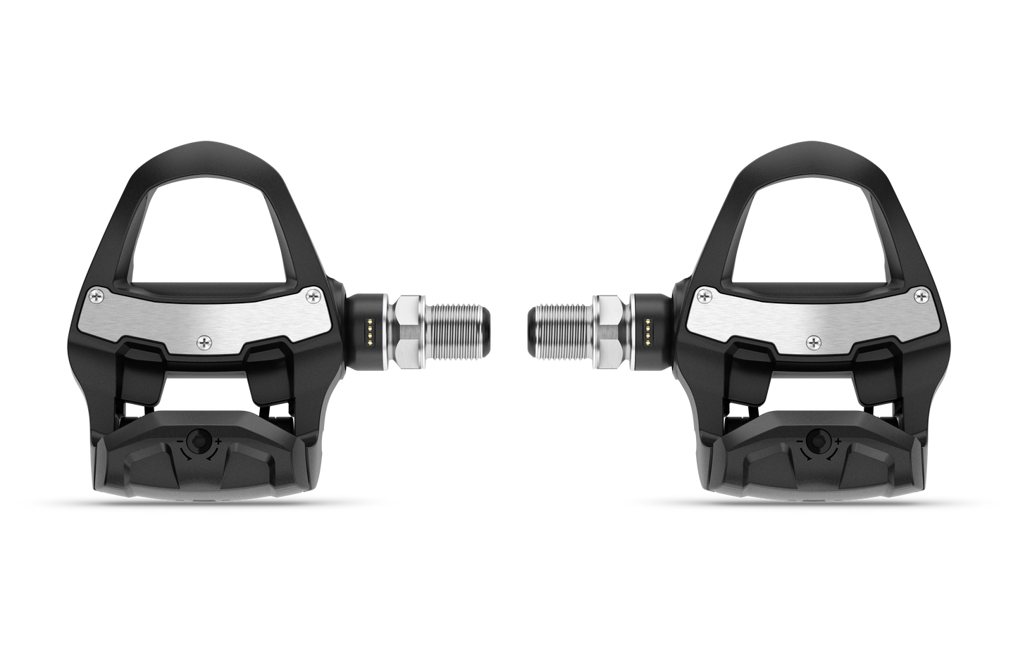 Garmin Rally RK210 dual-sensing power meter pedals, black with silver axles (2)