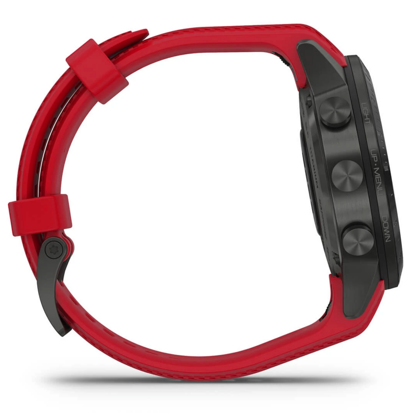 Garmin Marq Driver Performance Edition smart watch with red band