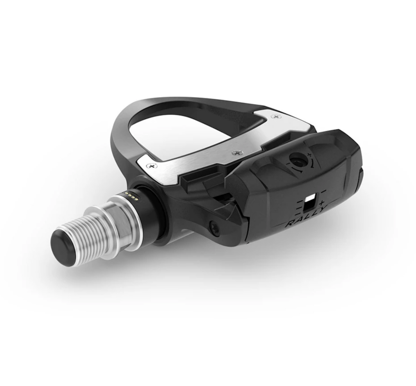 Garmin Rally RS/XC210 dual-sensing power meter pedal, black with silver top