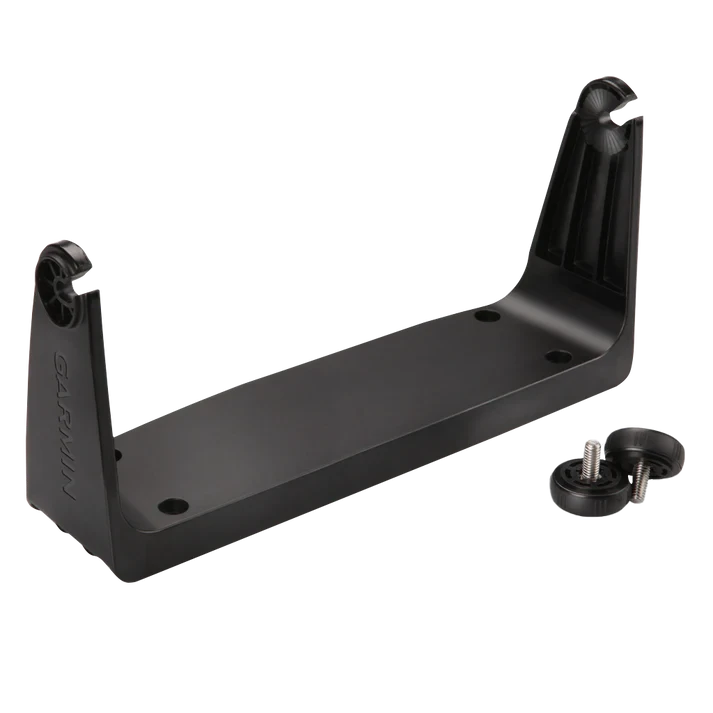 Garmin Bail Mount with Knobs, black metal marine chartplotter accessory for GPSMAP 7x08