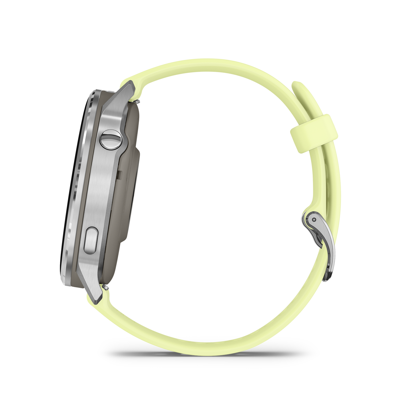 Garmin Venu 4, 45mm, Silver with Citron Silicone band (010-03014-02) by Garmin