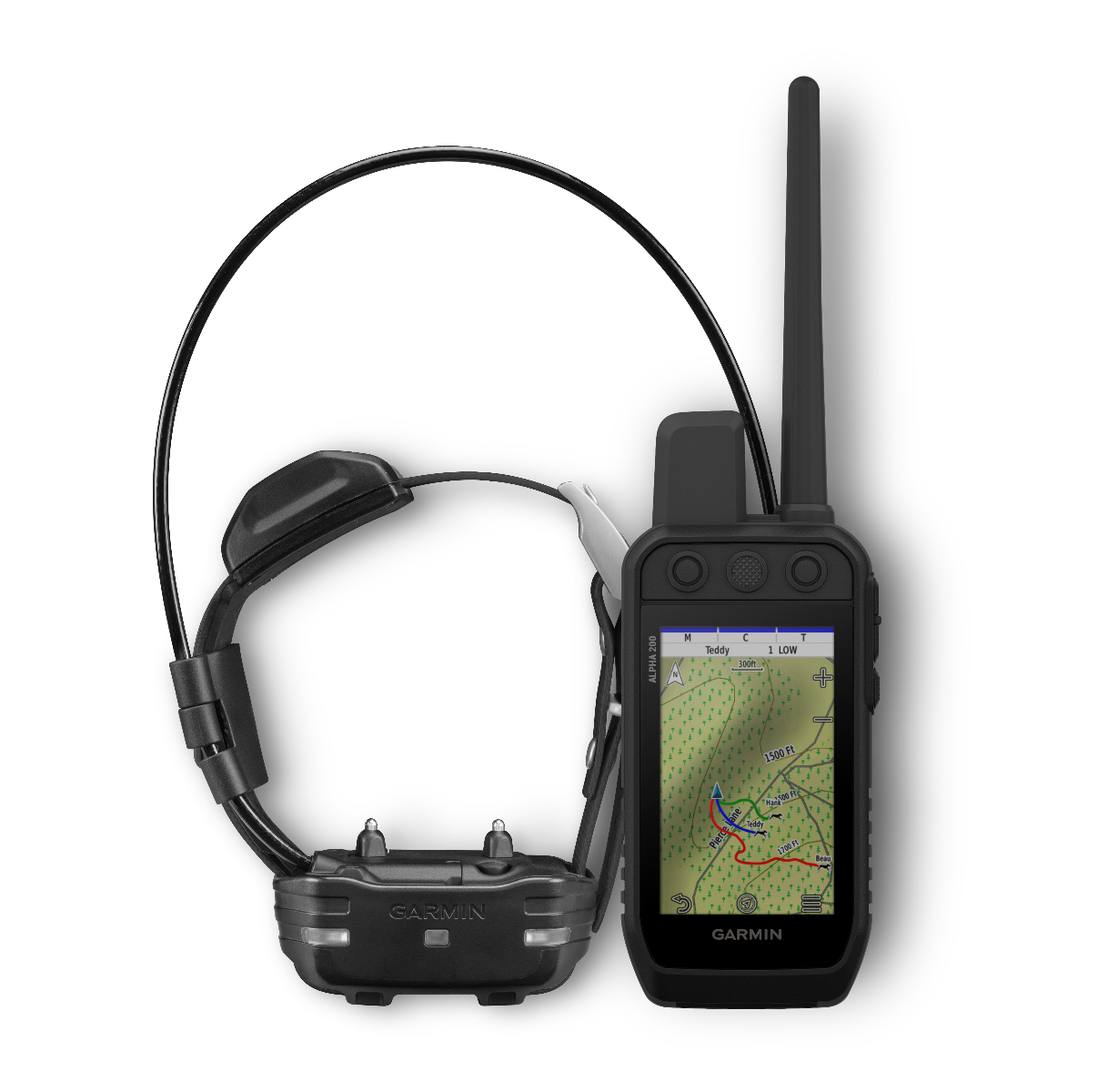 Garmin Alpha 200 Bundle: black 2-piece handheld and TT15 Mini dog collar